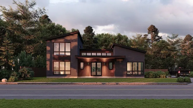 New contemporary building